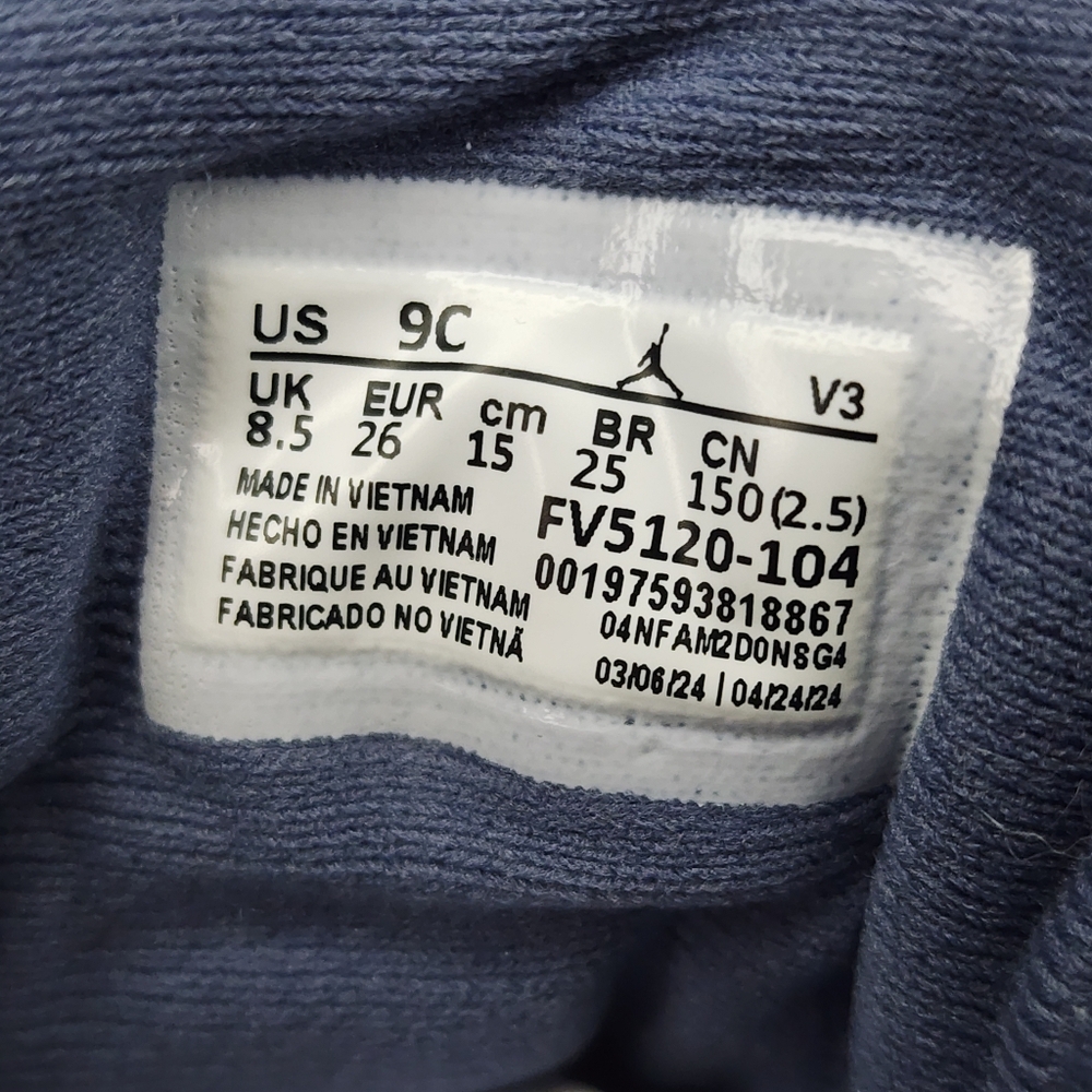 Nike Air Jordan 11 Retro Low TD 'Diffused Blue', Toddler 9 - Picture 8 of 8